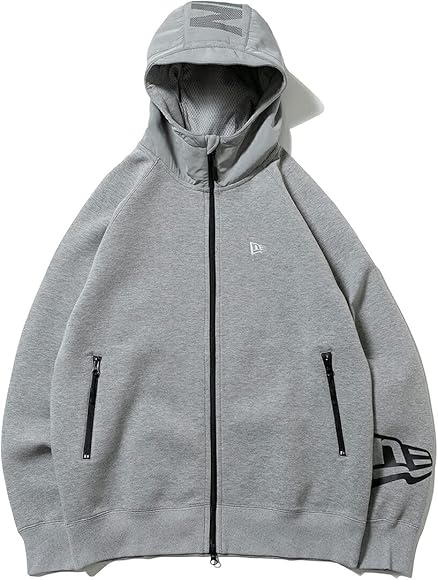Amazon | [ニューエラ] ゴルフウェア 長袖トレーナー GF FZH TECH S DOT WM GRY BLK 12855426 | メンズ  通販